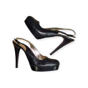 GF Ferre Black Women’s Slip On Stiletto Shoes 40 With Platform